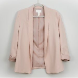H&M Blazer in Blush.